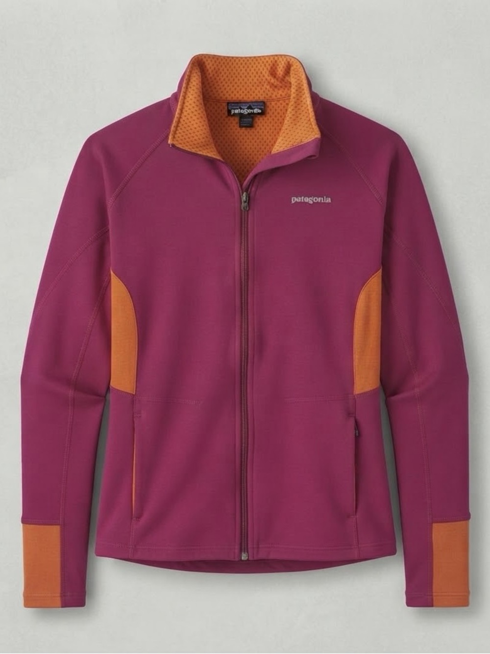 Patagonia Women's Full Zip Active Jacket Magenta Orange Size Medium